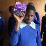 Gifting sanitary pads to girls